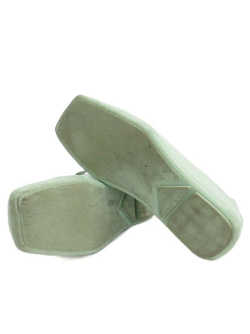Prada Enamel Loafer Light Green 6.5 - Picture 7 of 8
